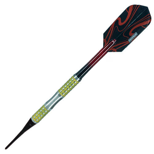 Laserdarts SOFT TIP - DISCO FEVER Red/Yellow 10.5g